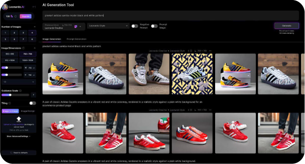 Ejemplo de imagenes generadas con IA en Publicidad online