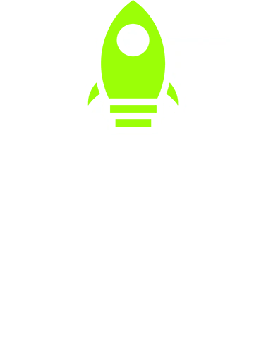 Imagen mobile de un cohete para ilustrar crecimiento en el sitio web de leva